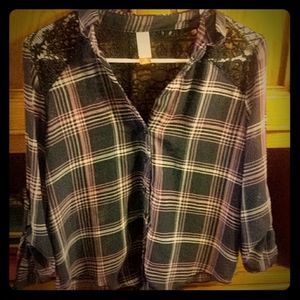 Yee Haw! Ladies western \  style button up shirt